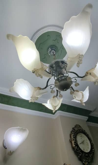 Jhoomar and wall lamps