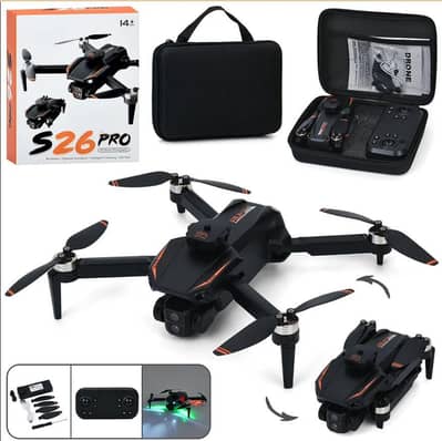 S26 Pro Foldable RC Drone – HD Camera & Stabl