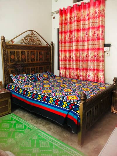 iron double bed full size