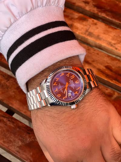 Rolex Datejust Style Watch – Stainless Steel – Excellent Condition