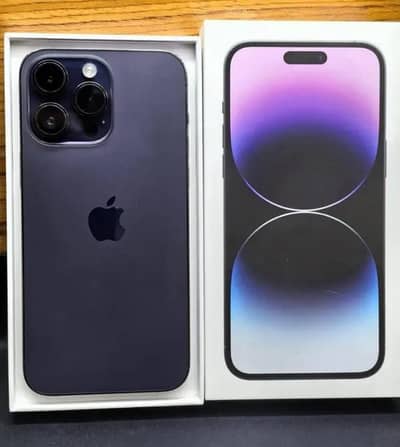 Apple iPhone 14 Pro Max Complete Box Urgent Sale Connect Wtp No