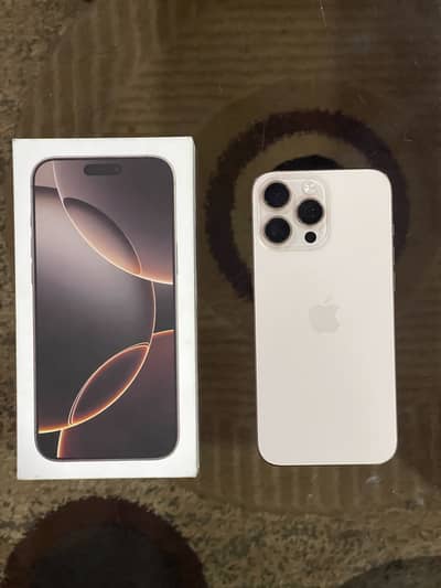 IPHONE 16 PRO MAX - NON PTA (4 month Sim Time)