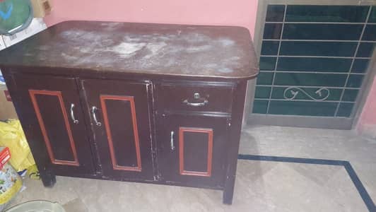 Wooden Iron Stand Table for sale in Lahore