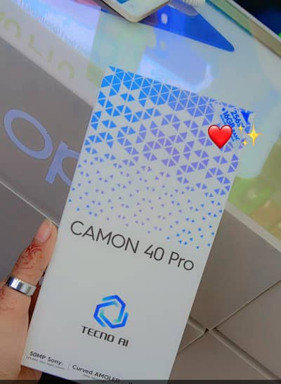 بہترین حالت میں فار سیل Tecno camon 40 Pro