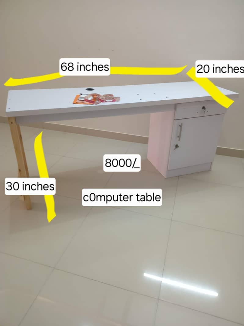 computer table . . 4