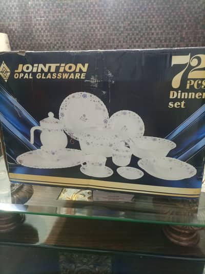 Jointion opal classware 72 PCs Round dinner set