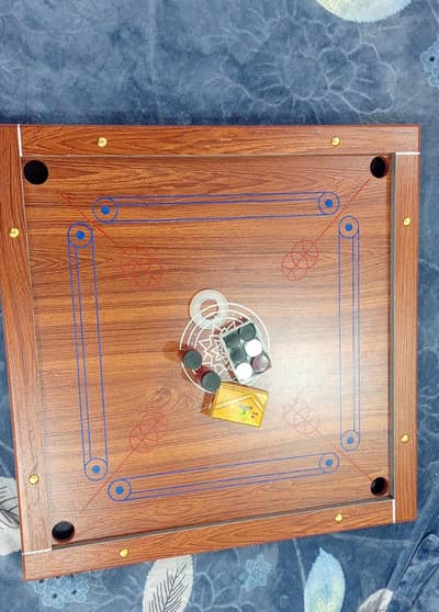 Brand New Carrom Board With Strike , Goat & Powder 0311-4644946