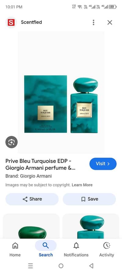 original Armani perfume new