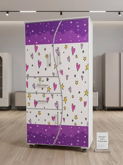 Luxury kids wardrobe / Almari / baby cupboard  0316,5004723