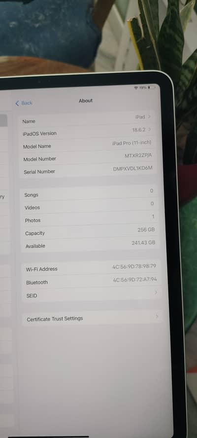 Ipad pro 2018 256GB 10/10 condition