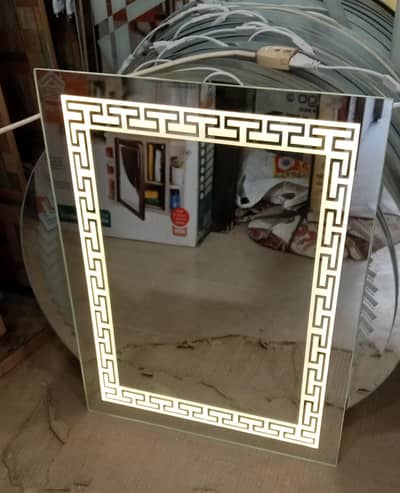 modern LED Mirror Size 2ft by 1.5ft