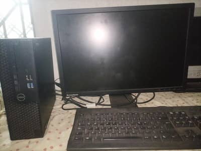 core I5 6th gen 16 GB ram 256ssd with22 inch lcd