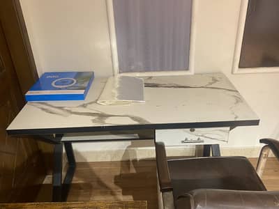 Computer table big size iron frame