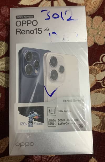 Oppo reno 15 5G (12-512 gb]