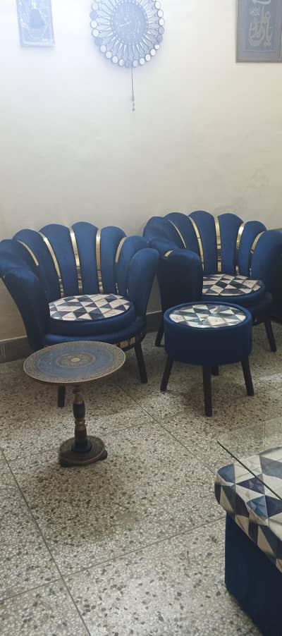 sofa set complete with chair and table