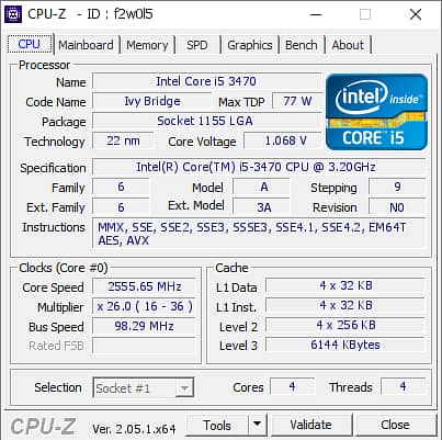 i5-3470 (3rd Gen Processor) 2