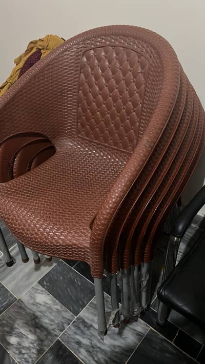 plastic chairs