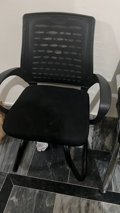 Black office chairs