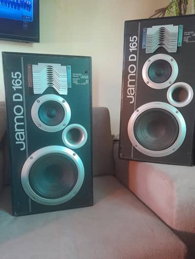 Jamo D165 Original 3-Way Speaker 100W – Powerful Bass – Denmark Made