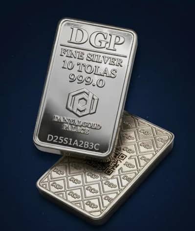 Silver Bar 10 Tola Available