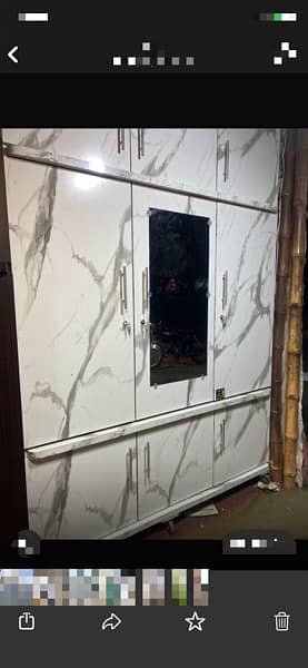 Used Almirah for sale, 3 same 2 door Almirah sale k liye available h