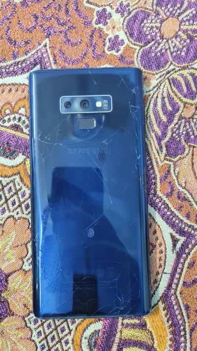 Samsung Note 9 dual pta. Panel Shade Back break