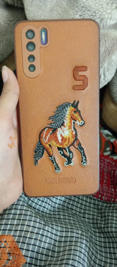 Oppo F15 8gm ram storage 256Gm with cover