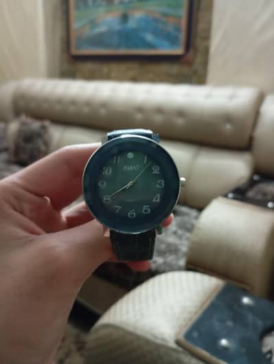 grey Strap analogy leather watch for men/stylish unique mens watch