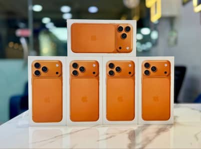 Iphone 17 Pro Max ORANGE JV 256GB(SIM LOCKED) , BOX PACK NON ACTIVE