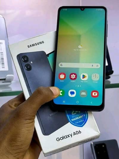 Samsung A06 with Box 1 month warranty (contact # 0317/39/39/765)