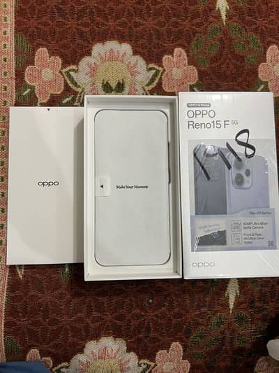 Reno 15f just box open todays active