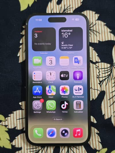 Iphone 15 jet black 128 GB Like new with complete Box