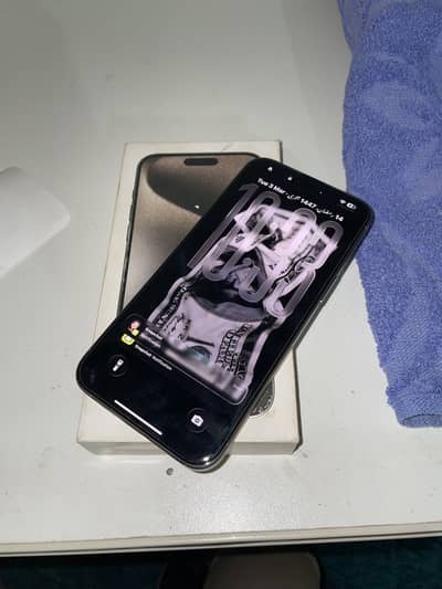 Iphone 15 pro max with box
