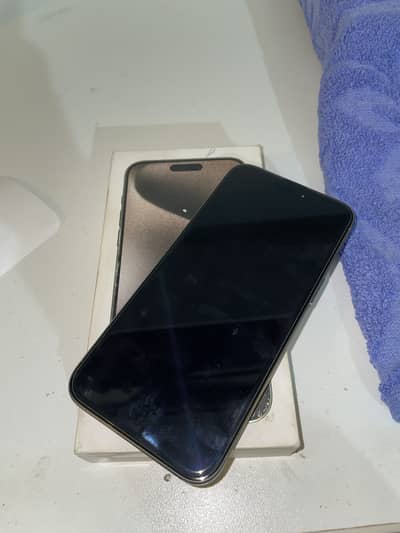Iphone 15 pro max with box