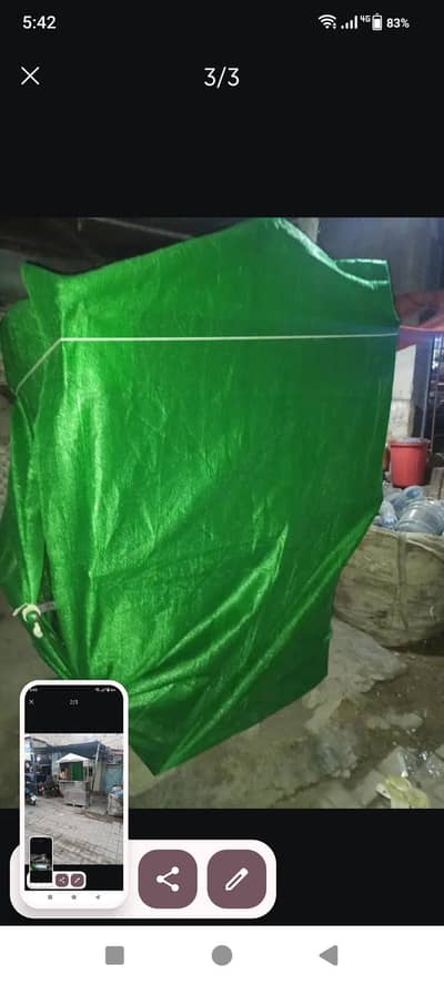 Samosa counter  and fruit chat counter