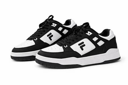 Original Fila Style Black & White Sneakers – Excellent Condition