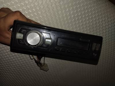 : کار اسٹیریو USB MP3 پلیئر سنگل ڈِن – فل ورکنگ