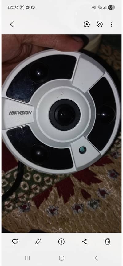 hikvsion 360 fish eye camera