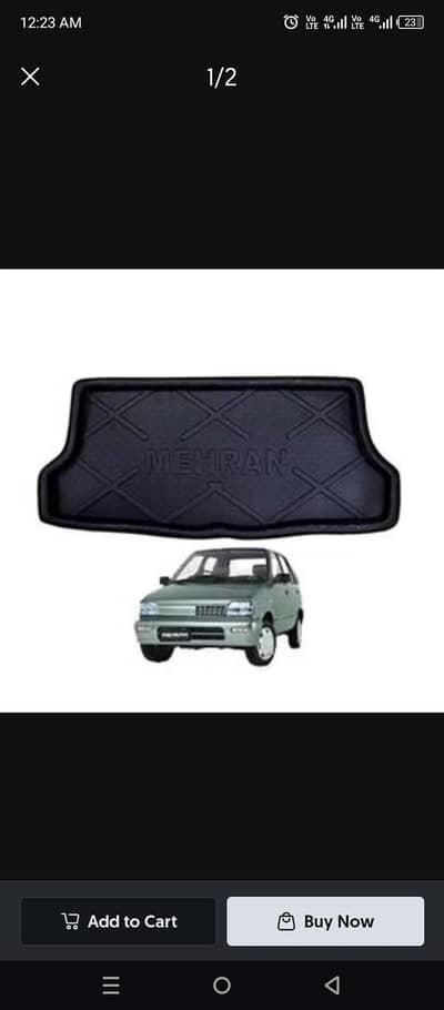 Mehran Trunk Tray Mate Rubber Sheet Material