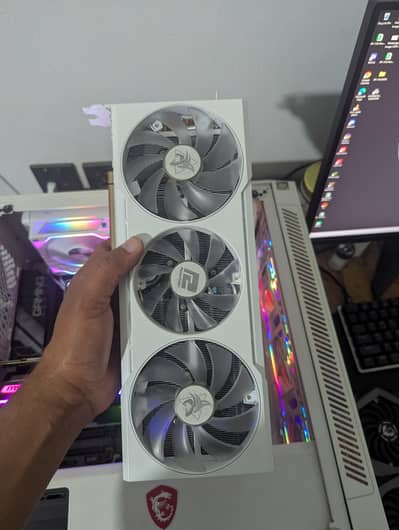 Rx 6700xt White Power color