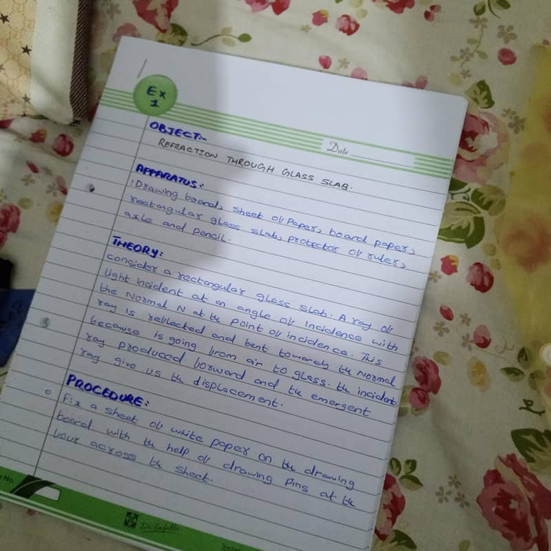 Solved Physics Practical Journal | Class 10 | 9 Experiments 0