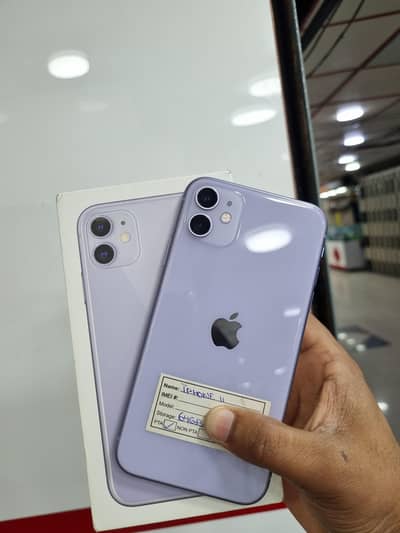 Apple Iphone 11 Purple Dual PTA Approved Brand New With Box