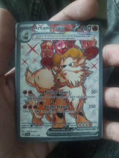 Original Pokemon arcanine ex full art