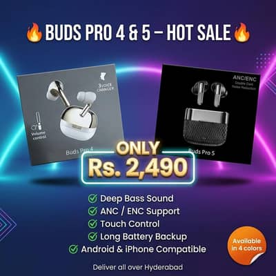  Buds Pro 4 & Buds Pro 5 – Only Rs. 2,490 