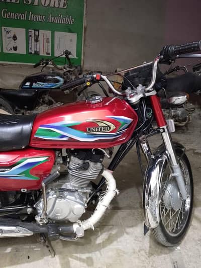 United 125 model 2025 Karachi number 03273606271
