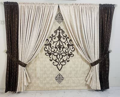 Curtain | Elegant Design | Premium Quality Fabric | Big Size window