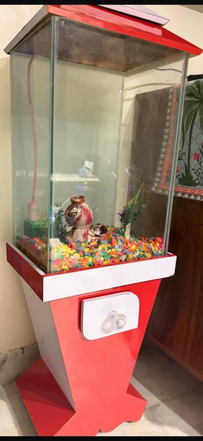 Fish aquarium used foe few months