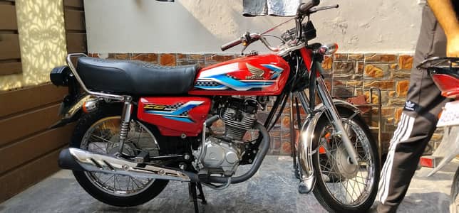 Honda CG 125 - 2024 Model - Red Colot