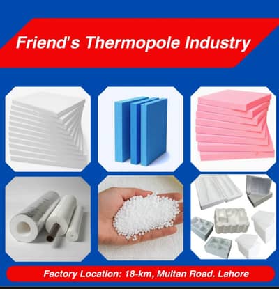 EPS Thermopole, XPS Board (Jumbolon) & PU Polyurethane Spray Foam