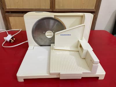 Cookworks Electric Food / Vegetable/ Fruits/ Meat Slicer with Acces